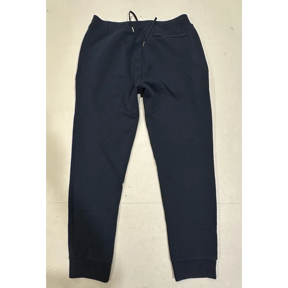 Polo Ralph Lauren Navy Sweatpants Joggers Navy Blue Gold Logo Mens Size Medium